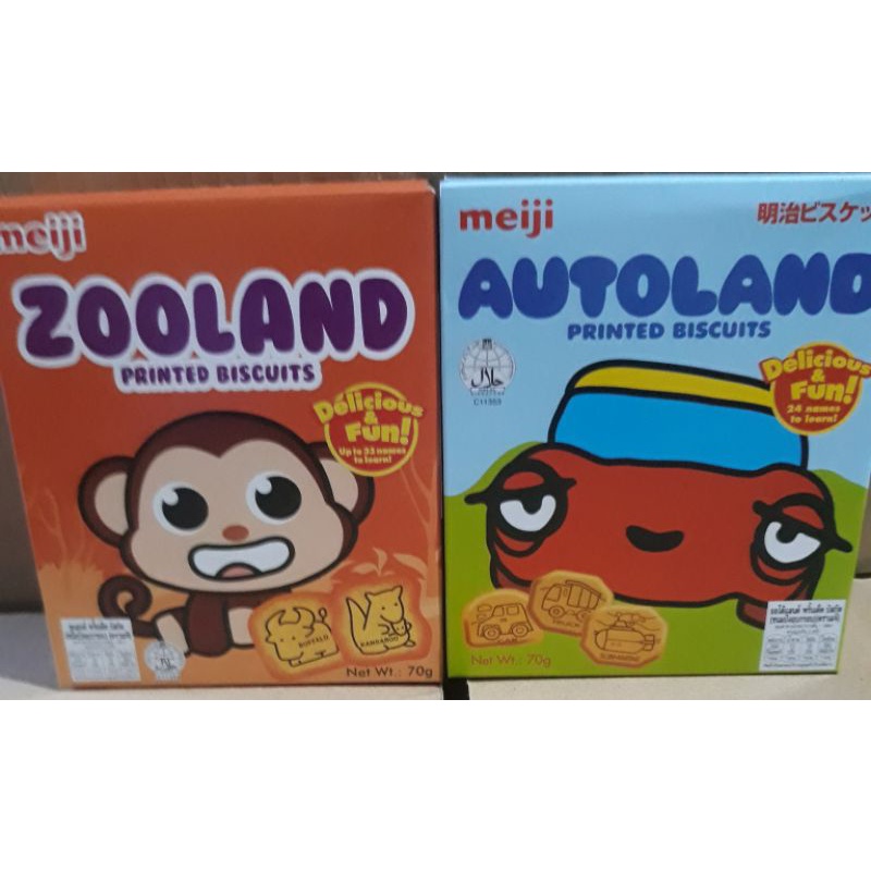 Bánh Quy Meiji Zooland Biscuite 70g