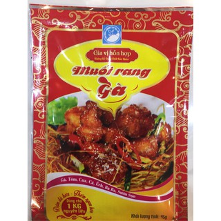 Sét 5 gói muối rang gà phi quốc khánh 45g
