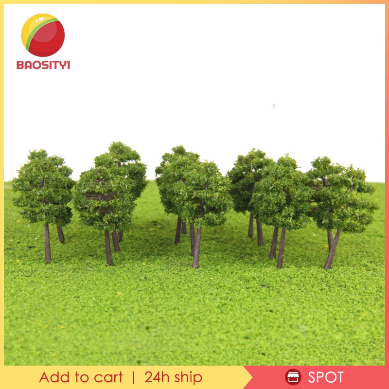 Set 80 mô hình cây cảnh trang trí tỉ lệ 1:250