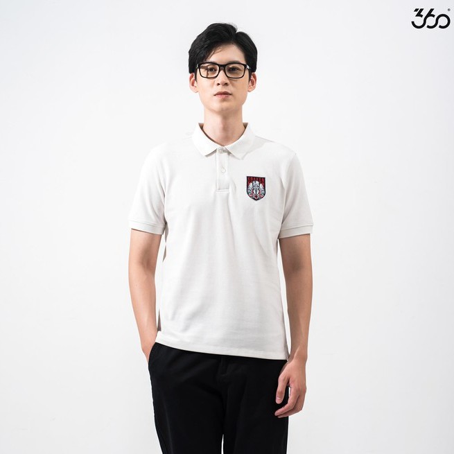 Áo polo nam local brand 360 BOUTIQUE thêu họa tiết ngực - POHTK226