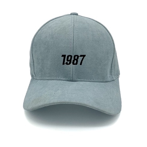 Mũ lưỡi trai, Nón kết chất nỉ nhung thêu chữ phong cách Ulzzang form unisex nam nữ M04