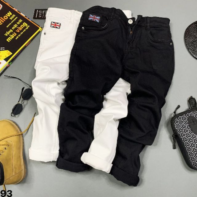 Quần jean dài cao cấp bé trai max 35kg