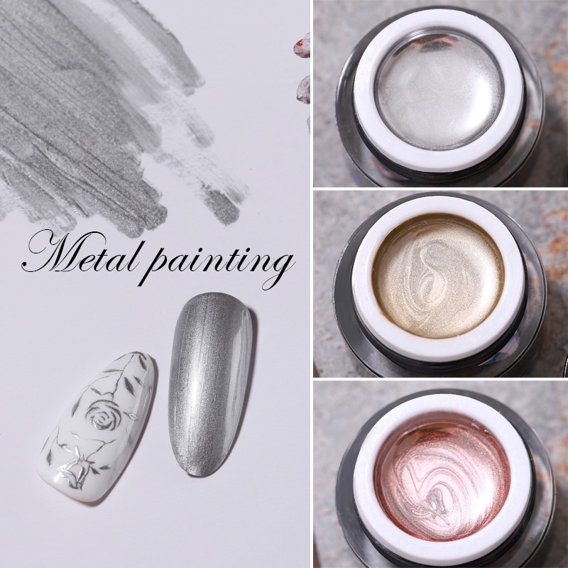 Gel metan inox vendeeni vẽ viền móng siêu sáng