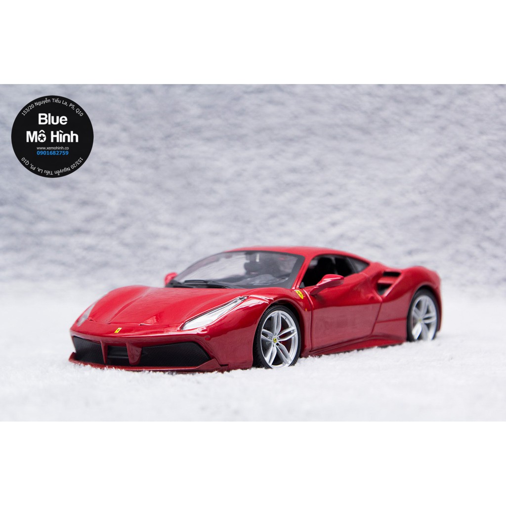 Blue mô hình | Xe mô hình Ferrari 488 GTB Bburago 1:24