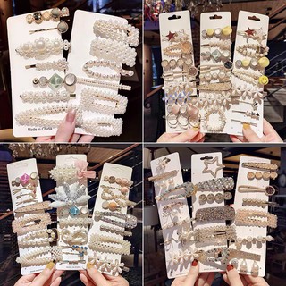 Set Kẹp Tóc Dây Buộc Tóc Loại Mới