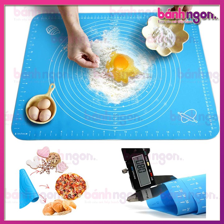 Tấm lót nhào bột , nướng bánh silicon 50*40cm