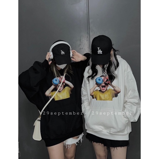 Áo hoodie em bé mắt bánh TTA877