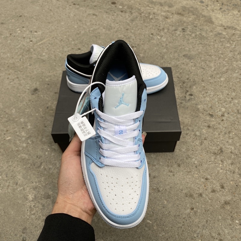 Giày Thể Thao Jd thấp cổ xanh trắng đen nam nữ