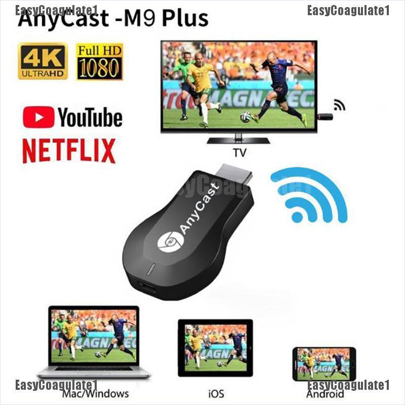 Đầu Thu Tín Hiệu Wifi Easycoagulate1 + + ~ M9 Plus Anycast 1080p