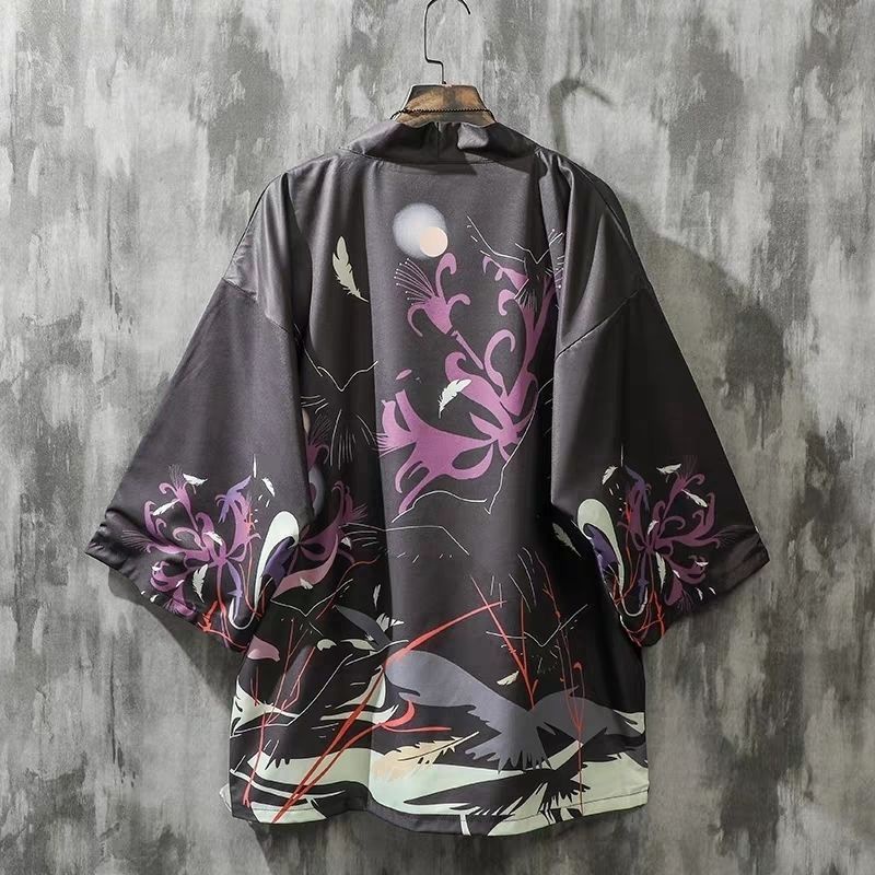 Áo Khoác Cardigan Mỏng Dáng Rộng Phong Cách Trung Hoa Dành Cho Cặp Đôi
