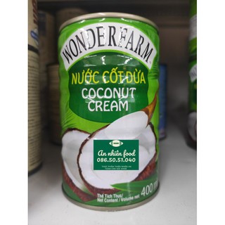 Nước Cốt Dừa Wonderfarm 400ml