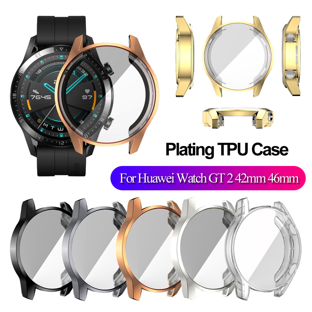 Ốp Tpu Mềm Bảo Vệ Màn Hình Cho Đồng Hồ Đeo Tay Nhiều Màu Sắc for Huawei Watch GT 2 46mm 42mm