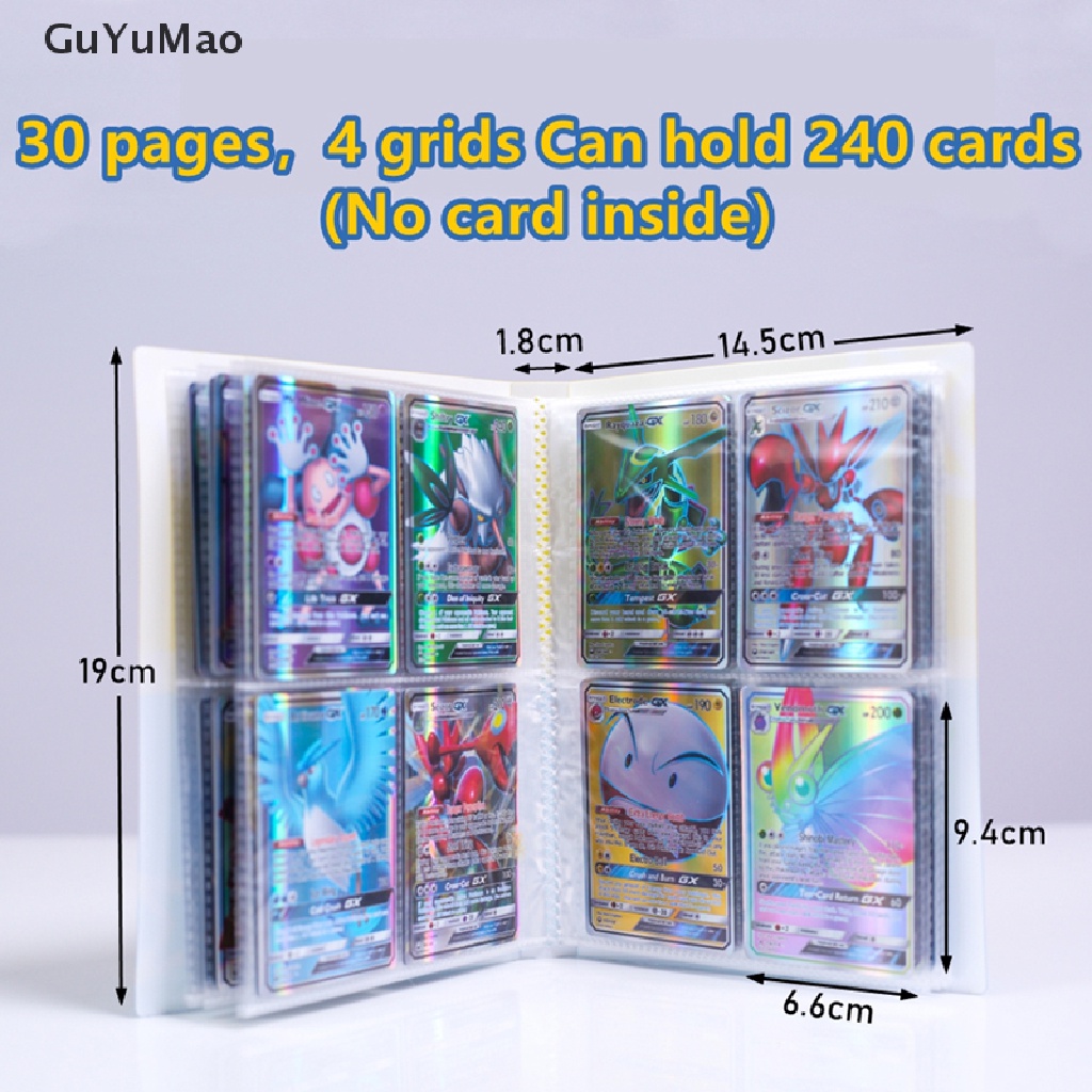 Cuốn Album Sưu Tầm Thẻ Bài Pokemon Hoạt Hình Dành Cho Trẻ Em