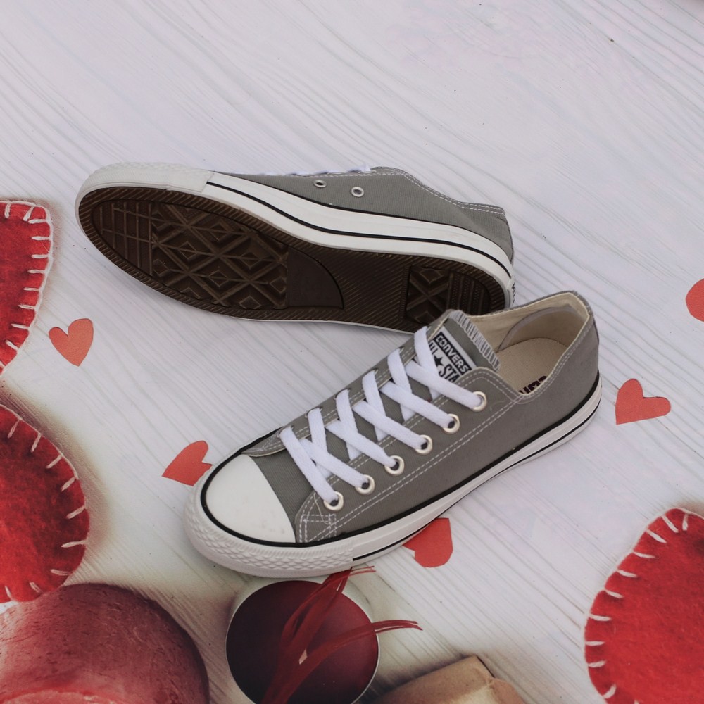 Giày AllStar Classic Màu Xám Cổ Thấp Nam