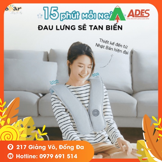 Máy đấm lưng massage Bear MA-B01V1 (AMQ-A01X1) - Bảo hành Chính hãng