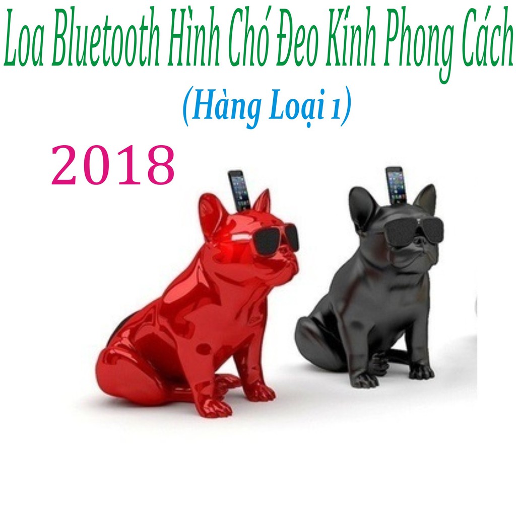 Loa Bluetooth Hình Con Chó Đeo Kính Phong Cách - Hàng Chất Lượng Âm Thanh Tuyệt Đỉnh