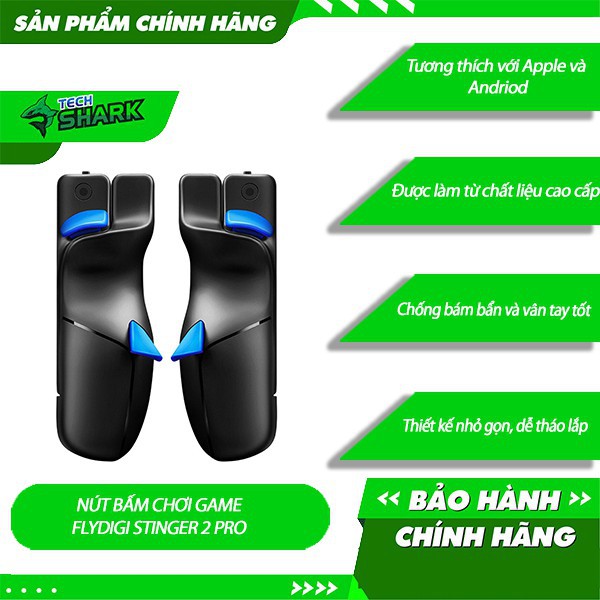 FLYDIGI STINGER PRO 2 | BỘ  Nút bắn chơi game cực nhanh, chuẩn xác cho game PUBG, ROS,