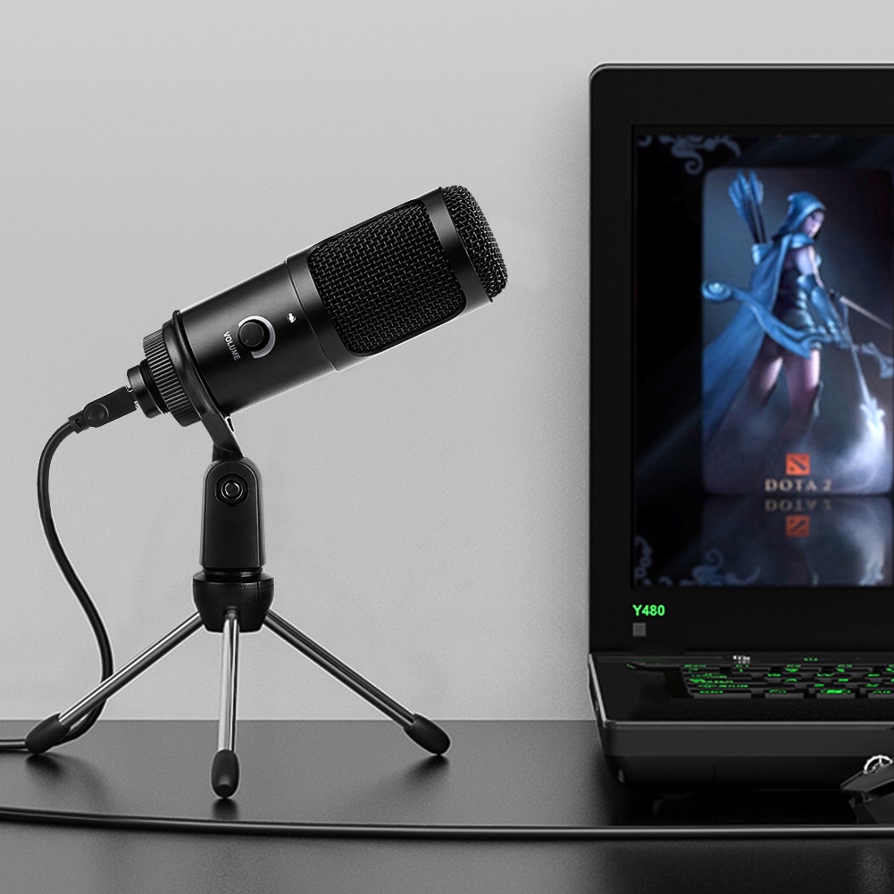 Bộ ngưng tụ micro chuyên nghiệp Sound Studio Record Karaoke Podcast Mic wt Stand