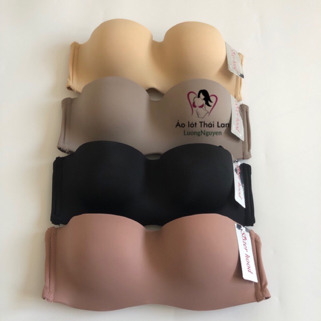 Áo lót nữ áo ngực cup ngang đệm dầy Thái Lan Sisterhood 9685 nâng ngực có gọng vải mát size 32, 34, 36