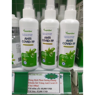 Dung dịch xịt phun sương kháng khuẩn sát trùng