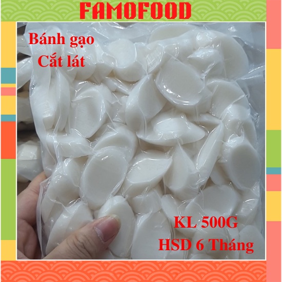 Bánh gạo Hàn Quốc tươi ngon Tokbokki cắt lát gói 500g