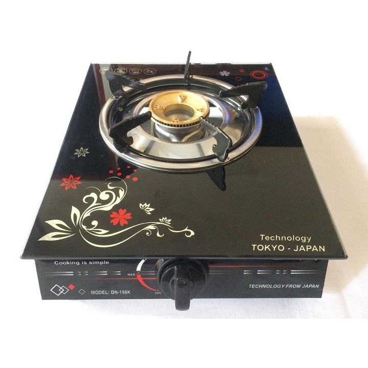 Bếp ga đơn kính cường lực Dynamic / Musaki 🎁 TẶNG KÈM VAN DÂY CAO CẤP