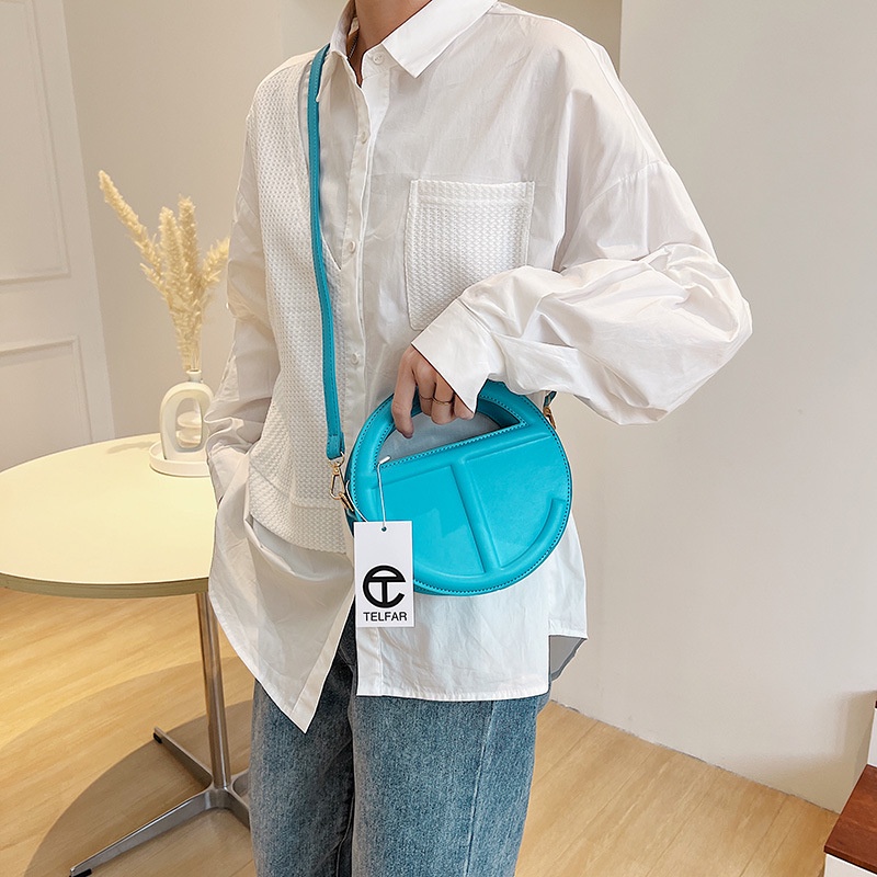 Túi Đeo Chéo Hình Tròn Nhỏ Phong Cách Âu Mỹ Thời Trang