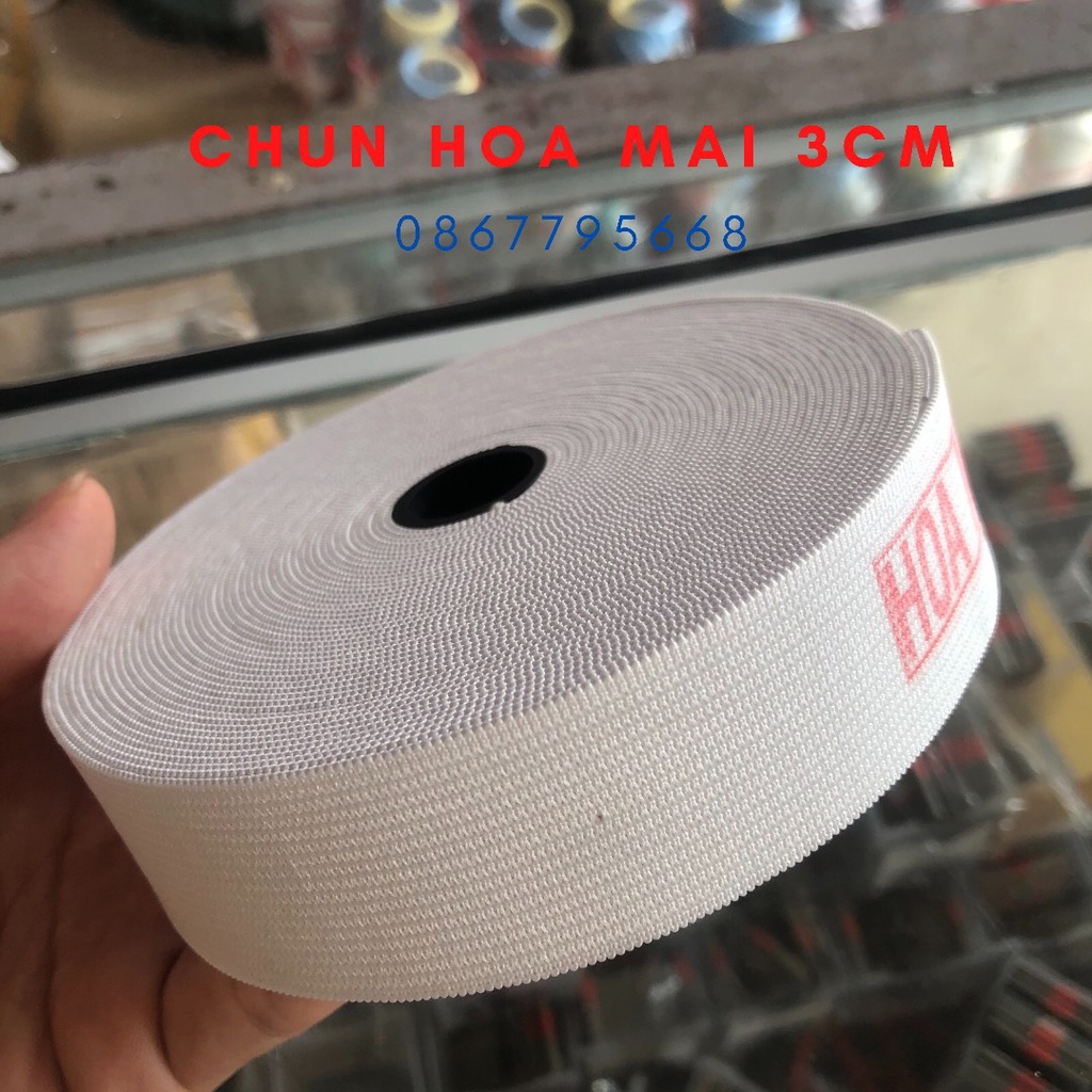 Chun quần Hoa Mai 3cm 10m/cuộn