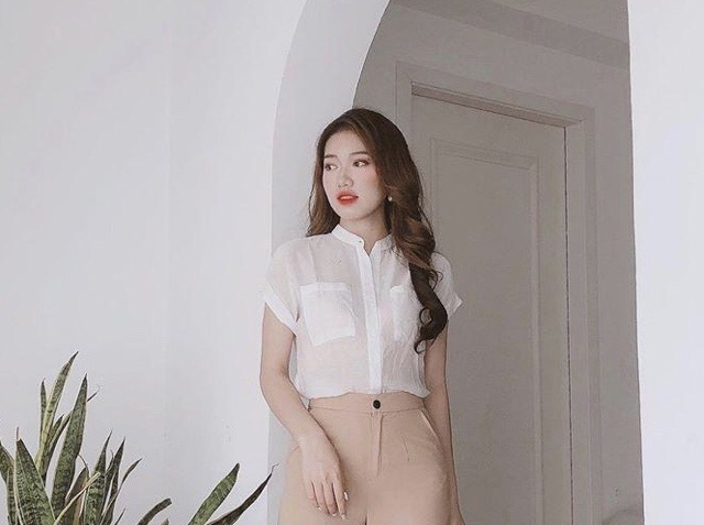 [Mã WARUN10 giảm 10K đơn 99K] ÁO SƠ MI NỮ CỔ TÀU GỌN GÀNG HIỆN ĐẠI A33 | BigBuy360 - bigbuy360.vn