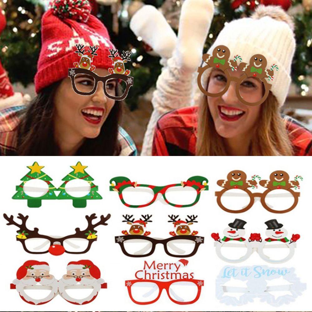 Set 9 Mắt Kính Hóa Trang Ông Già Noel / Năm Mới Cho Bé
