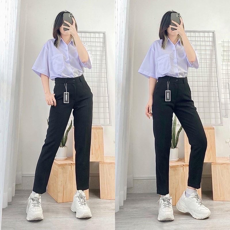 quần baggy học sinh, đi làm công sở, hàng nữ msf 04