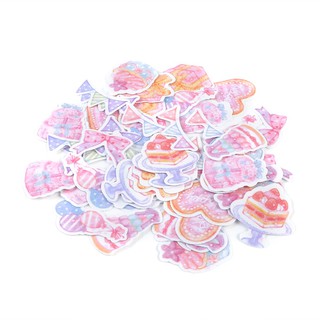 Set 70 Miếng Giấy Dán Trang Trí Dễ Thương