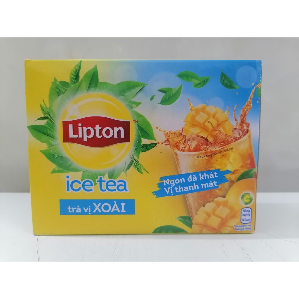 [Hộp 224g - XOÀI] TRÀ HÒA TAN VỊ XOÀI [VN] LIPTON Mango Ice Tea