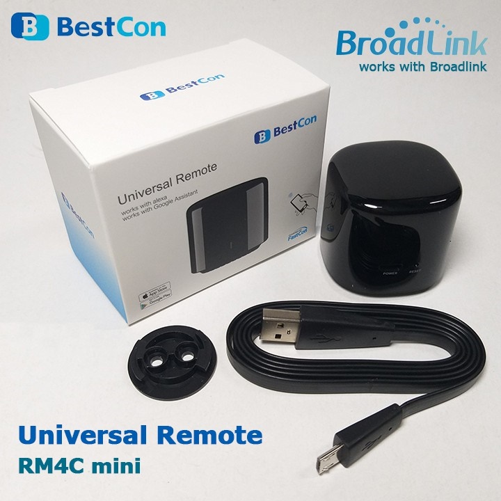 [bh 3 tháng] Bộ Điều Khiển Hồng Ngoại/BroadLink RM4c Mini/Phiên Bản Quốc Tế 2021/BEST ICON