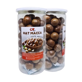 Hạt Macca Úc nứt vỏ cao cấp hũ 500g (kèm đồ tách vỏ)