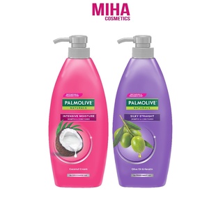 Dầu Gội Xả 2 Trong 1 Sữa Dừa Keratin Kết Hợp Quả Ô Liu Palmolive 600ml Thái Lan