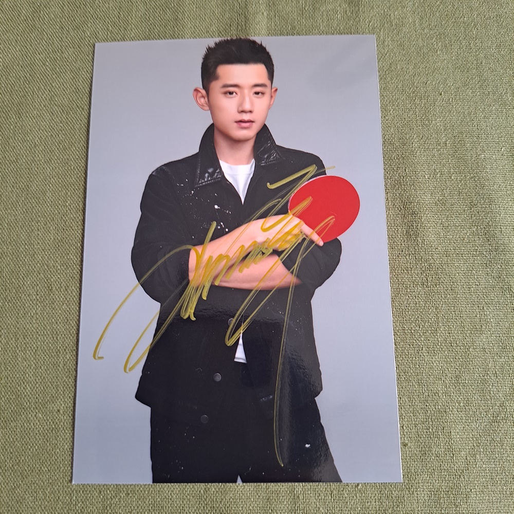 Đã ký ZHANG Jike ✡ ❈ 🍎 ảnh có chữ ký 6 inch k-pop