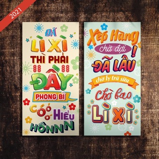 Set 10 Bao Lì Xì 2021