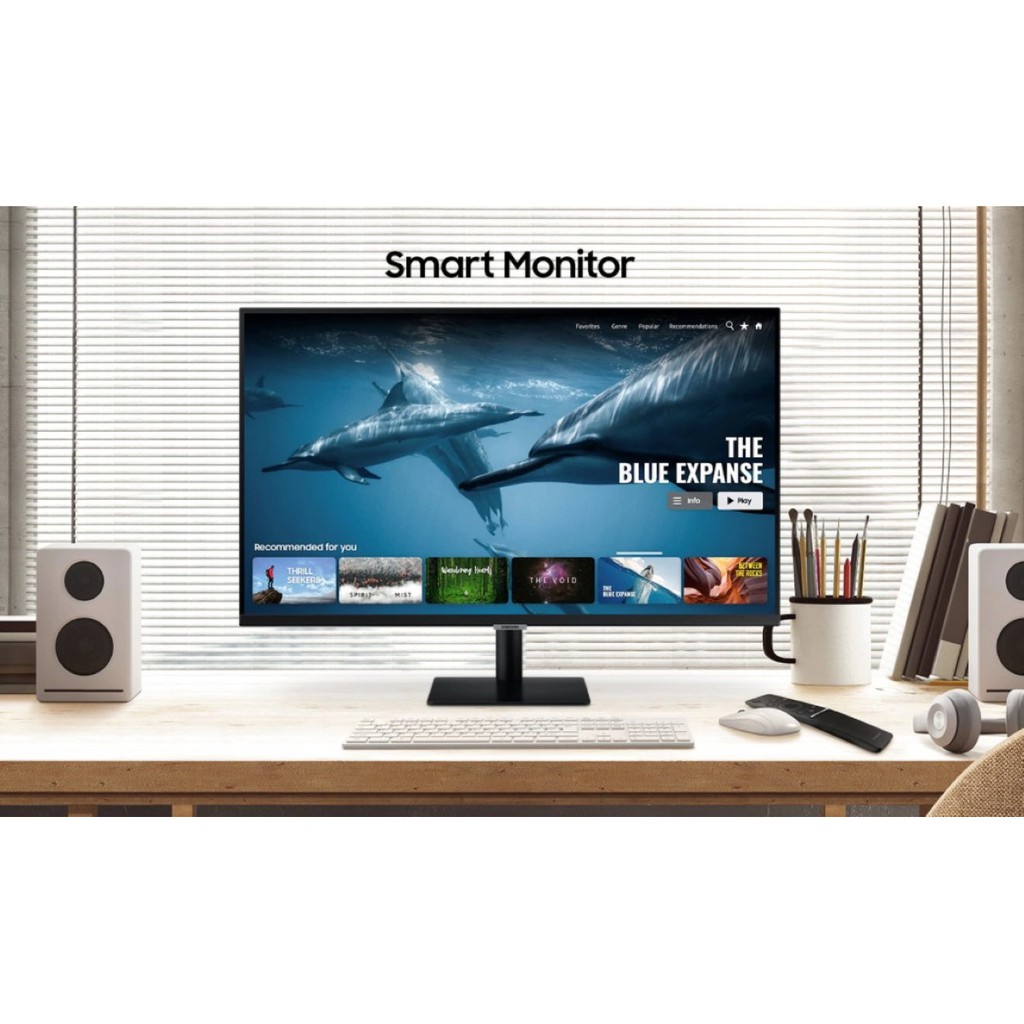 Màn hình Samsung LS32AM700UEXXV (31.5inch/4K/VA/60Hz/8ms/250nits/HDMI+USB/Tivi+Remote)