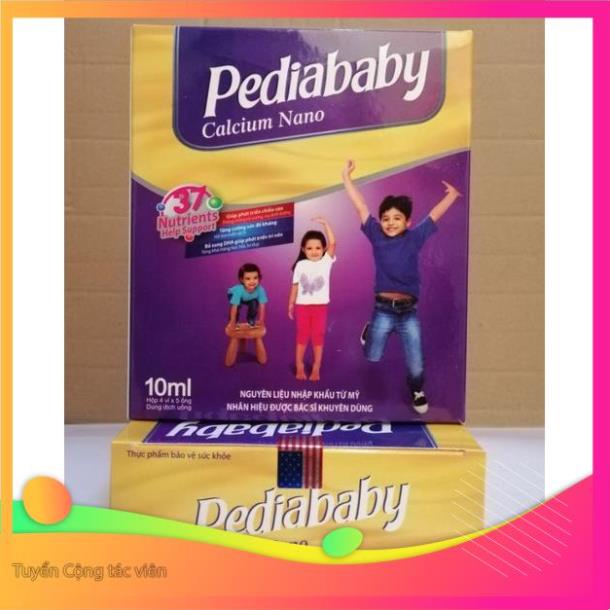 Siro Pediababy canxi nano bổ sung canxi, Cung cấp DHA giúp phát triển trí não,  cho bé từ 06 tháng tuổi trở lên