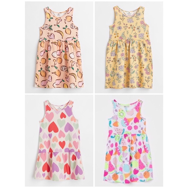 Váy sát nách cotton H&M chính hãng vợt sale