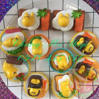 Combo charm 10 dĩa thức ăn Rilakuma