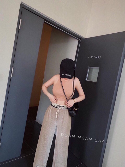 Áo ba lỗ croptop trơn nhiều màu ( len tăm ) | BigBuy360 - bigbuy360.vn