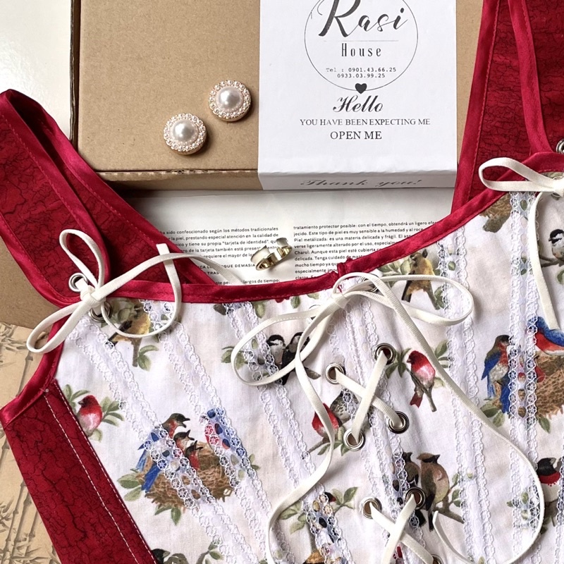 Áo lót nội y corset thiết kế phong cách cổ điển cao cấp