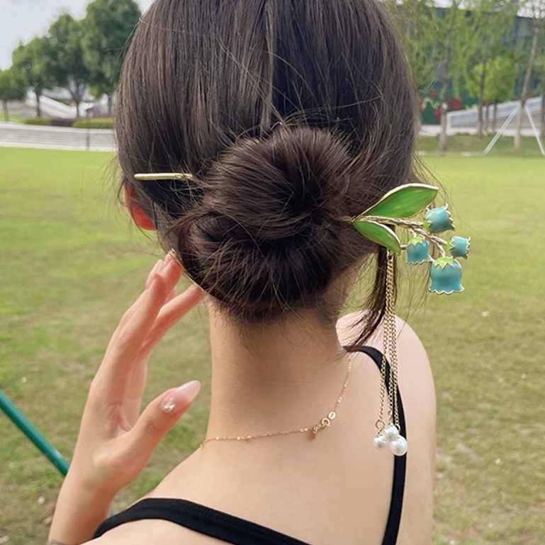 Kẹp Tóc Hoa Lily Lớn Phong Cách Hàn Quốc Mới 2023 Cho Nữ