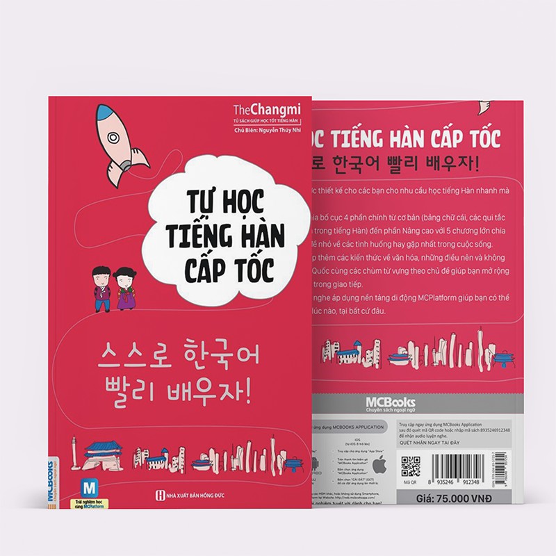 Sách – Tự Học Tiếng Hàn Cấp Tốc (Học Cùng App Mcbooks)