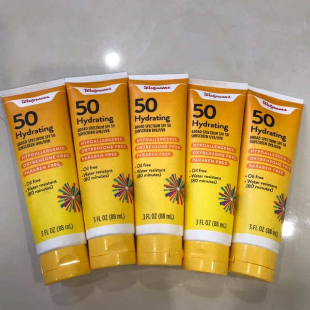 Xả kho nữa giá - Kem chống nắng Walgreens SPF 50 (88ml) Date 4-5/2021
