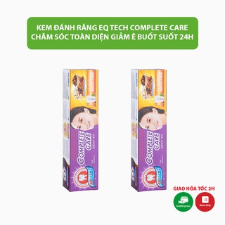 Kem đánh răng Hàn Quốc giảm ê buốt COMPLETE CARE EQTECH , cao cấp, giảm ê buốt chân răng