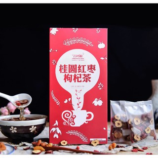 (Có sẵn) Trà thảo mộc táo đỏ, Long nhãn, kỷ tử, đường phèn - Trà dưỡng nhan, bổ máu