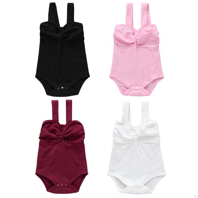 Jumpsuit Sát Nách Màu Trơn Cho Bé